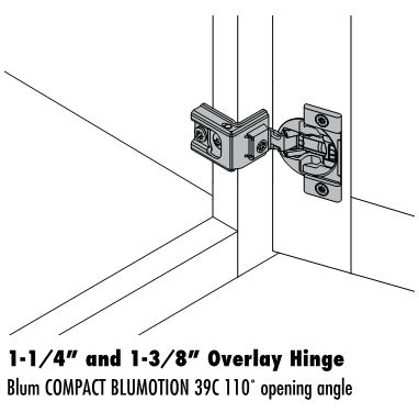 overlay soft close hinge blum cabinet options joint cabinets adjustable way