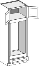 Oven Cabinet – Double Oven, Type A w/Butt Doors