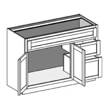 (VCR-BD) Vanity Combination Right w/Butt Doors