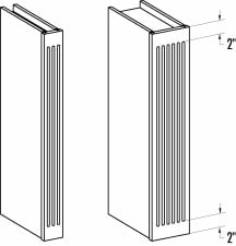 Wall Filler Column, 3″ & 6″ Wide