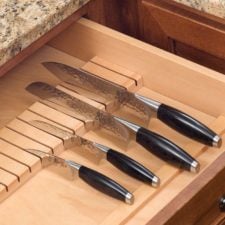 knife block drawer