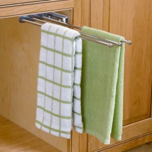 towel bar for cabinets