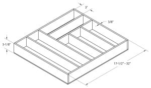 Cutlery Tray D