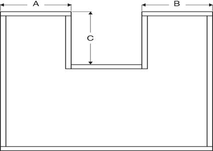 Notched back diagram