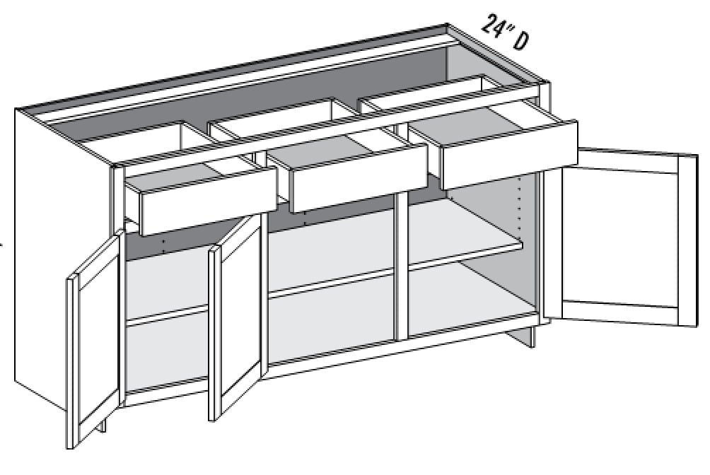 base cabinets - cabinet joint