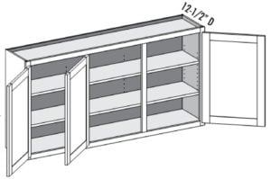 (W2CS) Wall Cabinet w/ Two Center Stiles