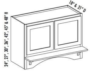 Range Hood Cabinet Center Stile