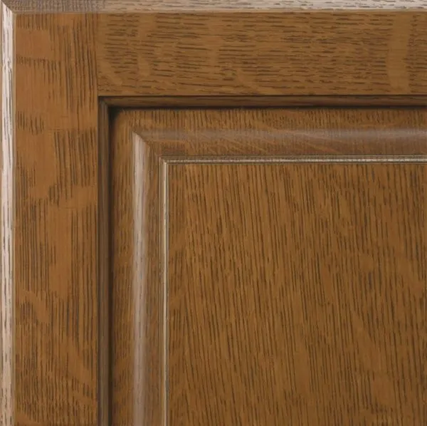 Colonial w/Brown Glaze - Quarter Sawn White Oak