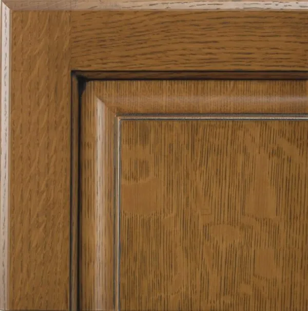 Harvest Gold w/Sable Glaze - Quarter Sawn White Oak