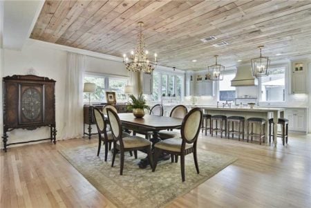 Flush Inset, CRP-101728 door, Crown 1238 & Colonial 10, Painted On Site, & 9' Ceiling