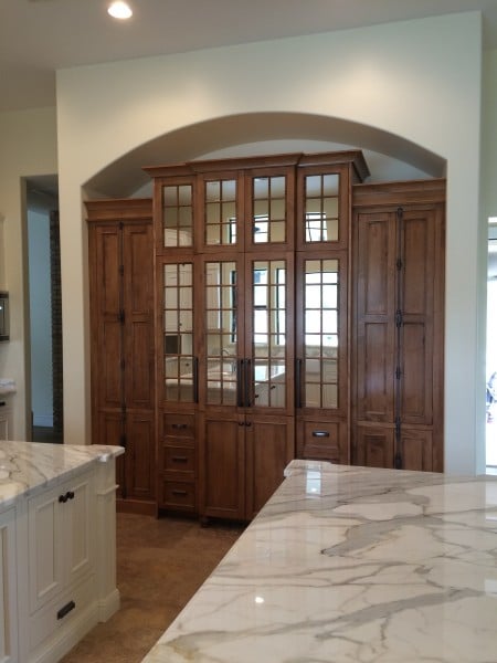 Flush Inset, CRP-101728 Door, Crystal White, & Colonial on Hard Maple