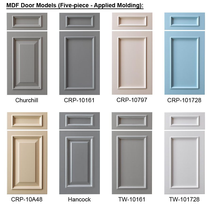 MDF door samples