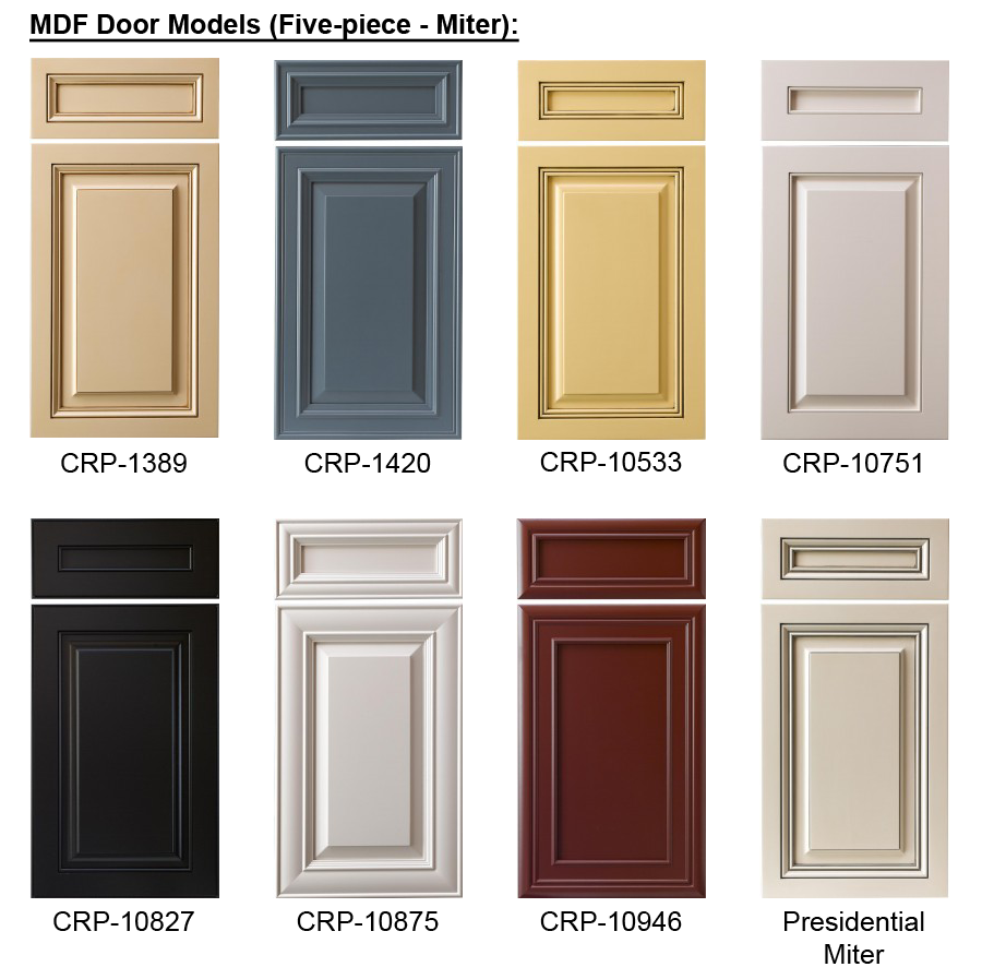 MDF door samples