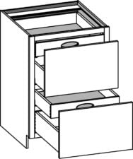 (B2DRO) Base Two Drawer Roll-Out