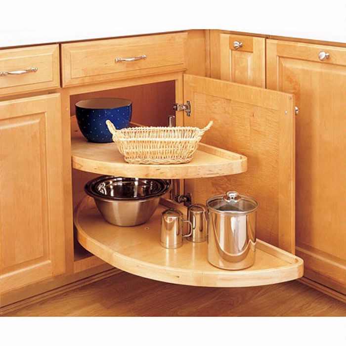 Half Moon Blind Corner Lazy Susan System Cabinet Joint