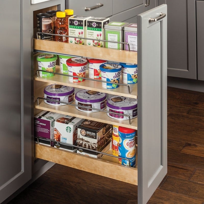 Pull Out Cabinet Shelves  Keystone Wood Specialties