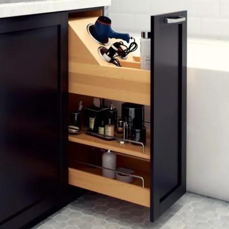 Vanity Base Pull-Out - Cabinet Joint