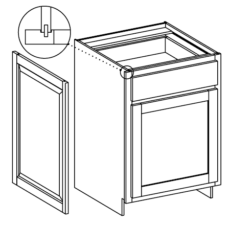 Prep Side for False Door Panel