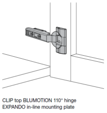 Blum Inset Hinge