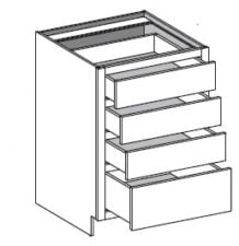 Base Cabinet – 4 Drawers