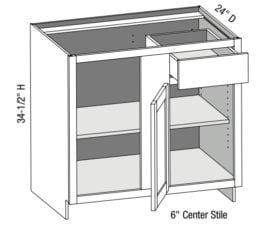 Base Blind Corner Cabinet Left