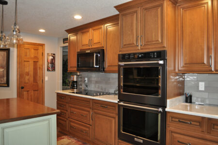 Full Overlay, Presidential Sq, CRP-2 Edge, RM Raise, Ginger with Sable Glaze on Cherry