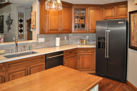 Full Overlay, Presidential Sq, CRP-2 Edge, RM Raise, Ginger with Sable Glaze on Cherry