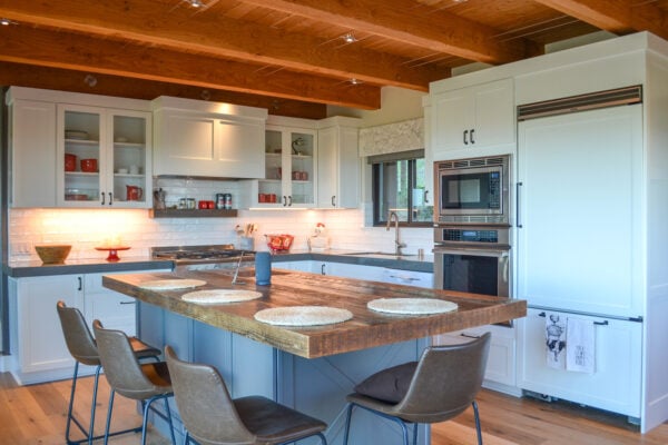 mountain cabin kitchen