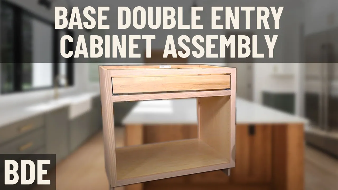 How to Assemble Your Base Double Entry Cabinet (BDE) - Cabinet Joint