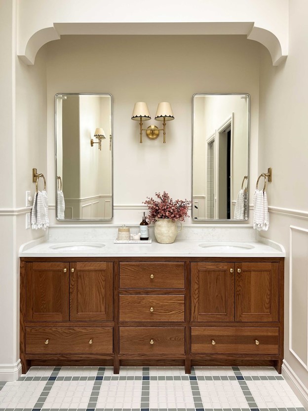 custom inset bathroom vanity cabinet