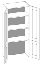 (WAC) Wall Appliance Cabinet 