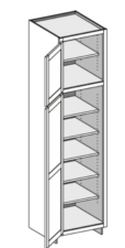 Utility Cabinet – Deep (24″), Single Door