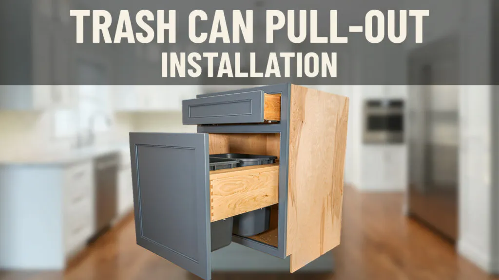 Tandem Trash Can Pull-Out Installation