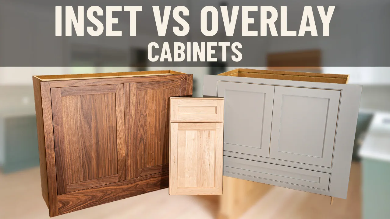 Inset Cabinets vs Overlay Cabinets - Cabinet Joint, image size:1280x720