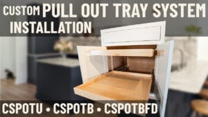 Custom Pull Out Tray System – Installation video thumbnail