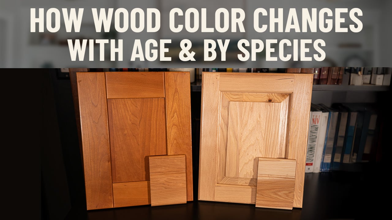How Wood Color Changes with Age & by Species - Cabinet Joint