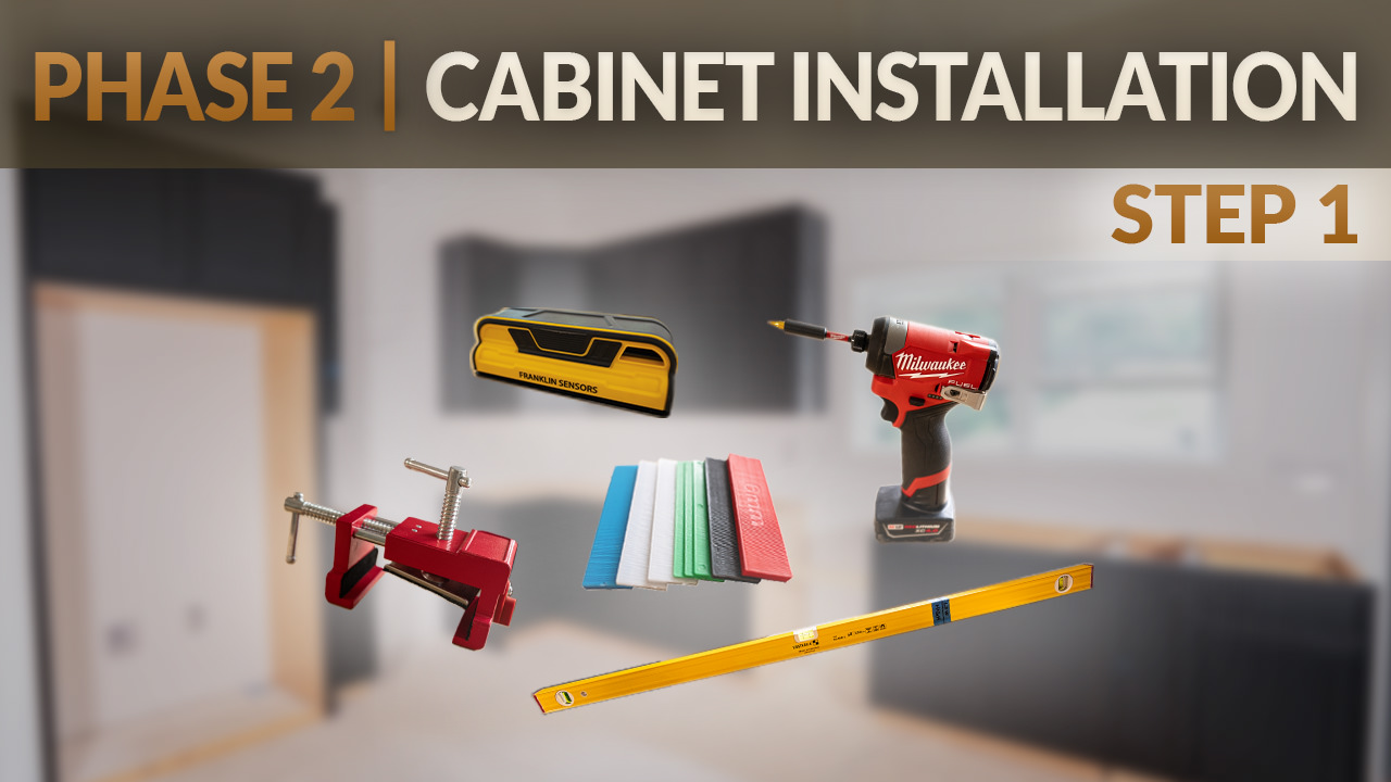 2.1 • Cabinet Installation Tools & Setup (Before You Start) | Step 1 ...