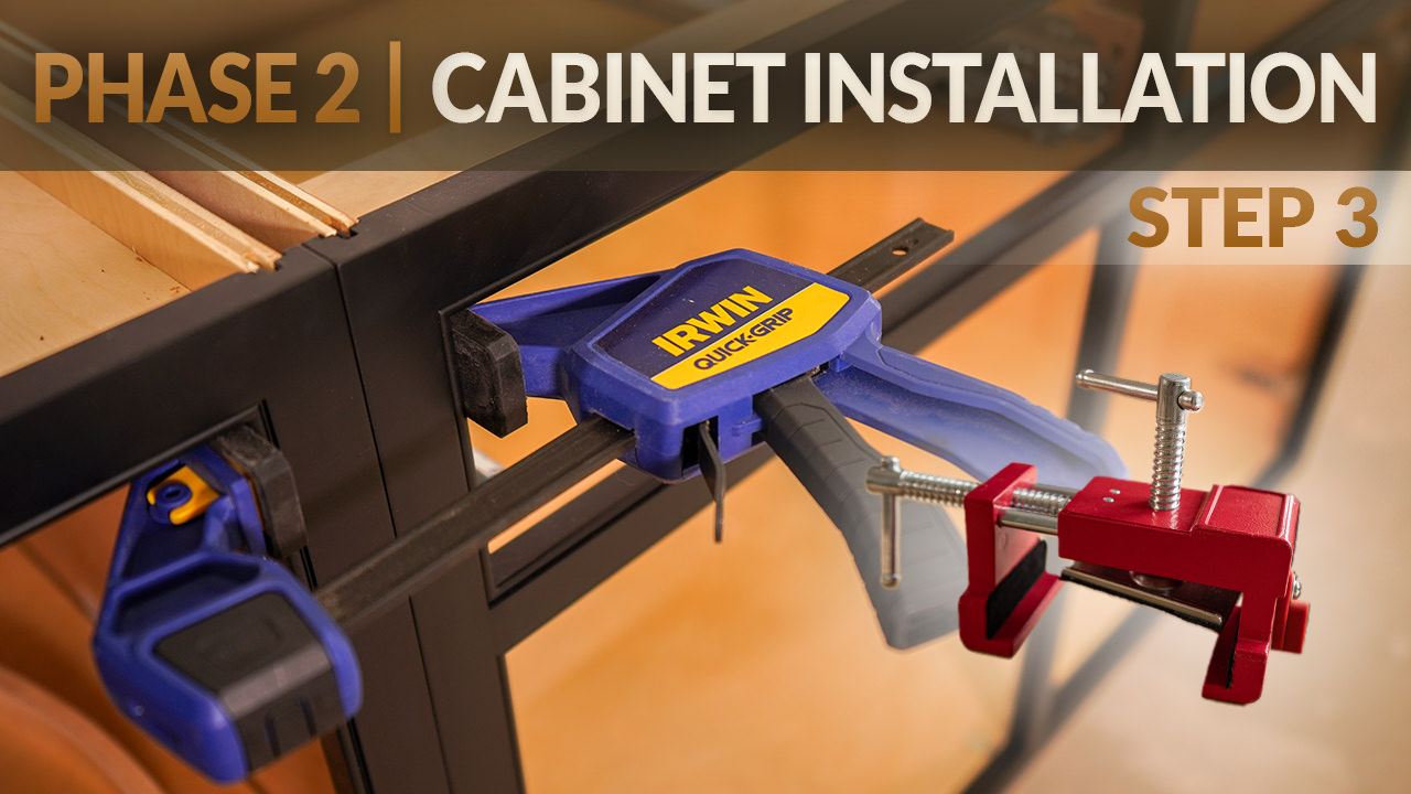 2.3 • How to Clamp & Attach Face Frames Correctly | Step 3 - Cabinet Joint