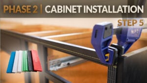 2.5 • How to Shim Cabinets & Use a String Line (Pro Method) | Step 5 video thumbnail