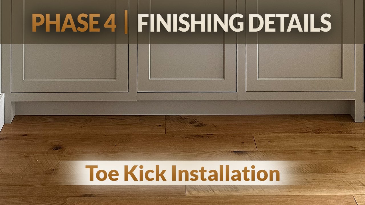 4.2 • How to Install Toe Kicks (Clean Finish Guide) - Cabinet Joint