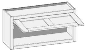 (WHK) Wall w/ AVENTOS HK top Lift System