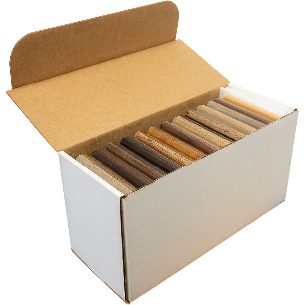 Hickory Finish Cabinet Sample Kit