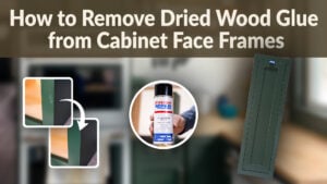 How to Remove Dried Wood Glue from Cabinet Face Frames video thumbnail