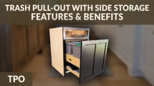Trash Pull-Out with Side Storage (TPO): Features & Benefits | 35qt & 50qt video thumbnail